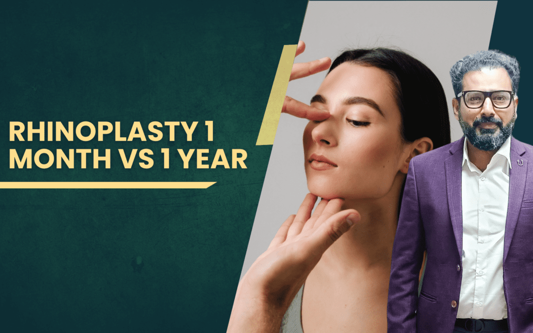 Rhinoplasty 1 Month Vs 1 Year