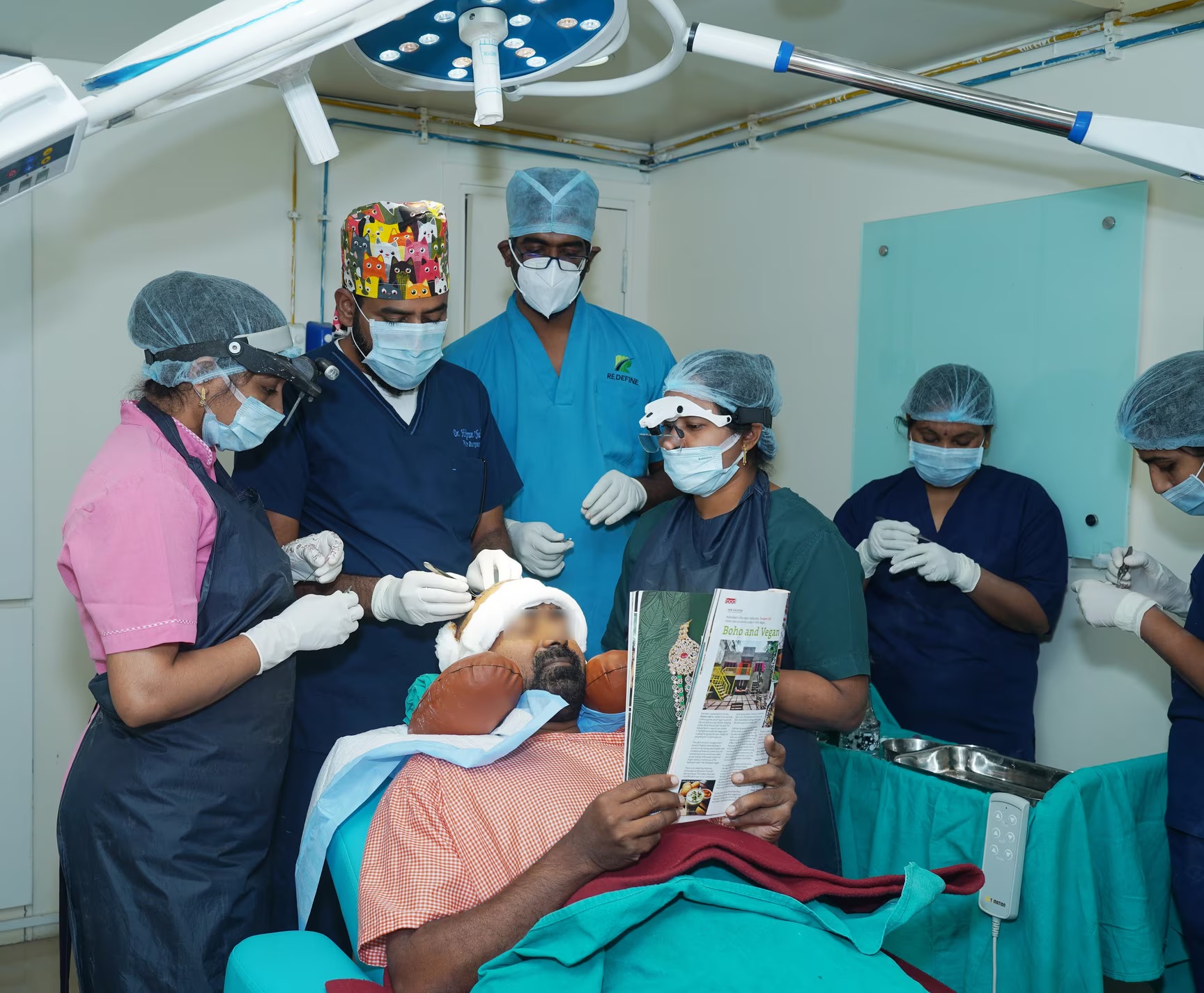 Redefine Hair transplant team